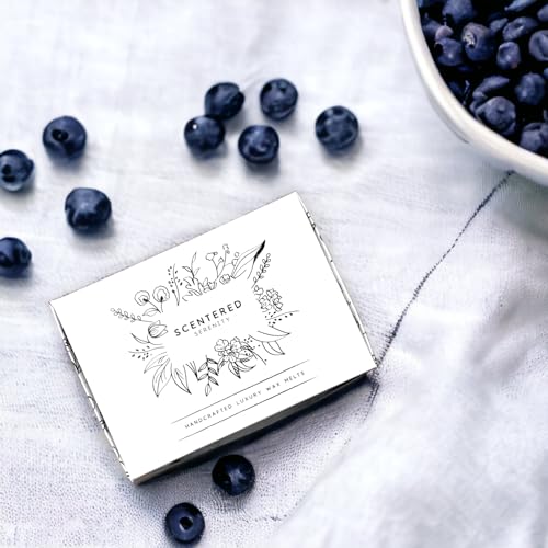 Blueberry and Vanilla Wax Melts, White, 2 cm (H) x 11.5 cm (W) - Image 4