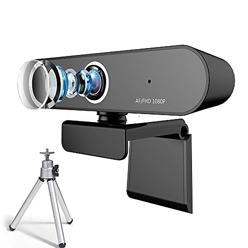 Webcam with Microphone 1080P FUVISION,Stream Webcam,Computer Camera for Video Conferencing,Recording and Streaming,Web Cam with 90 Degree Extended View,HD Webcam for PC,Laptop and Desktop