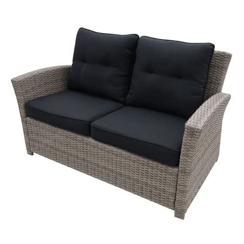 Tarrington-House-Sofa-Set-ADEANI-6-Piezas-ratan-de-PEpoliesterAcero-Color-ratan-NaturalCojines-Negro