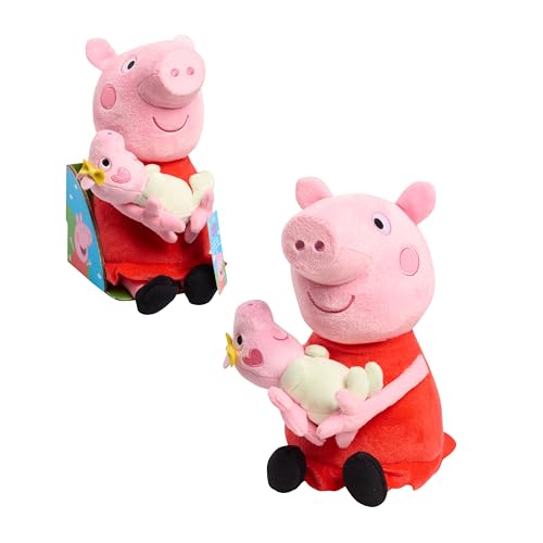Peppa Pig Lil Friends Big Sis 11.5-inch Plush Stuffed Animal Featuring Baby Evie, Soft Toys for Fans, Girls, Preschoolers, Kids, Ages 3 and Up by Just Play by Just Play - Used condition - US$18.34