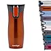 Contigo West Loop Autoseal Travel, Thermique en acier inoxydable, Fiole à vide, Gobelet étanche, Tasse à café avec couvercle facile à nettoyer sans BPA, Mandarine, 470 ml