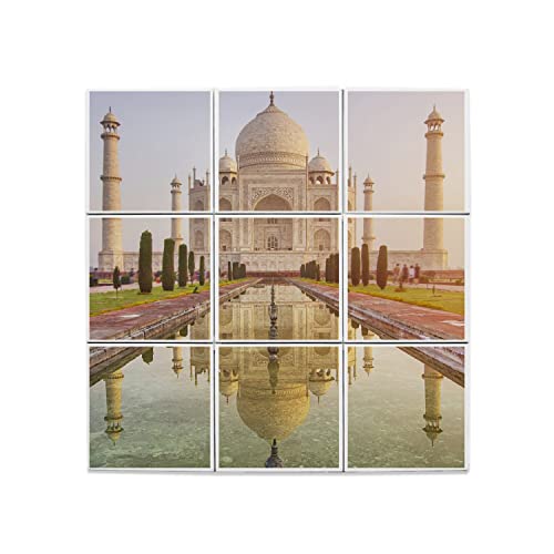 Carreaux Céramique Taj Mahal Inde fresque murale 60x60cm pour tableau faïence décoratif