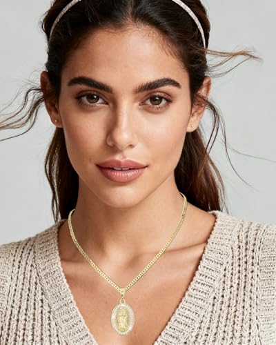 Necklace on model