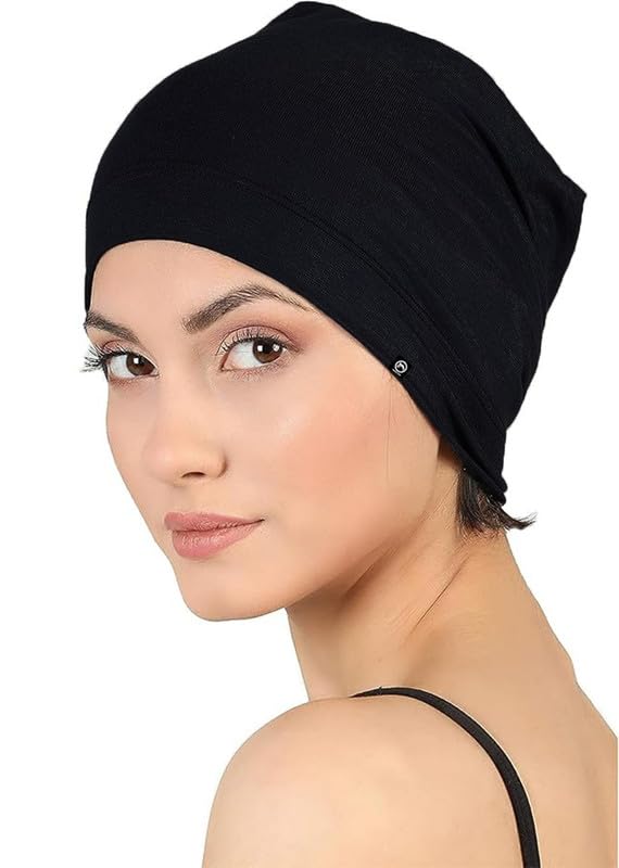 Unisex Sleep Cap, Bamboo and Cotton, Created for Chemo, Alopecia, Hair Loss, Essential Chemo Headwear