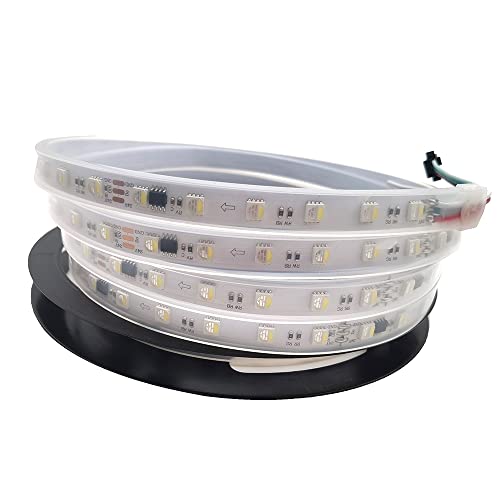 Tira LED RGBW 12V-24V TM1814 5m 60 LEDs/m IP67 miniatura 3