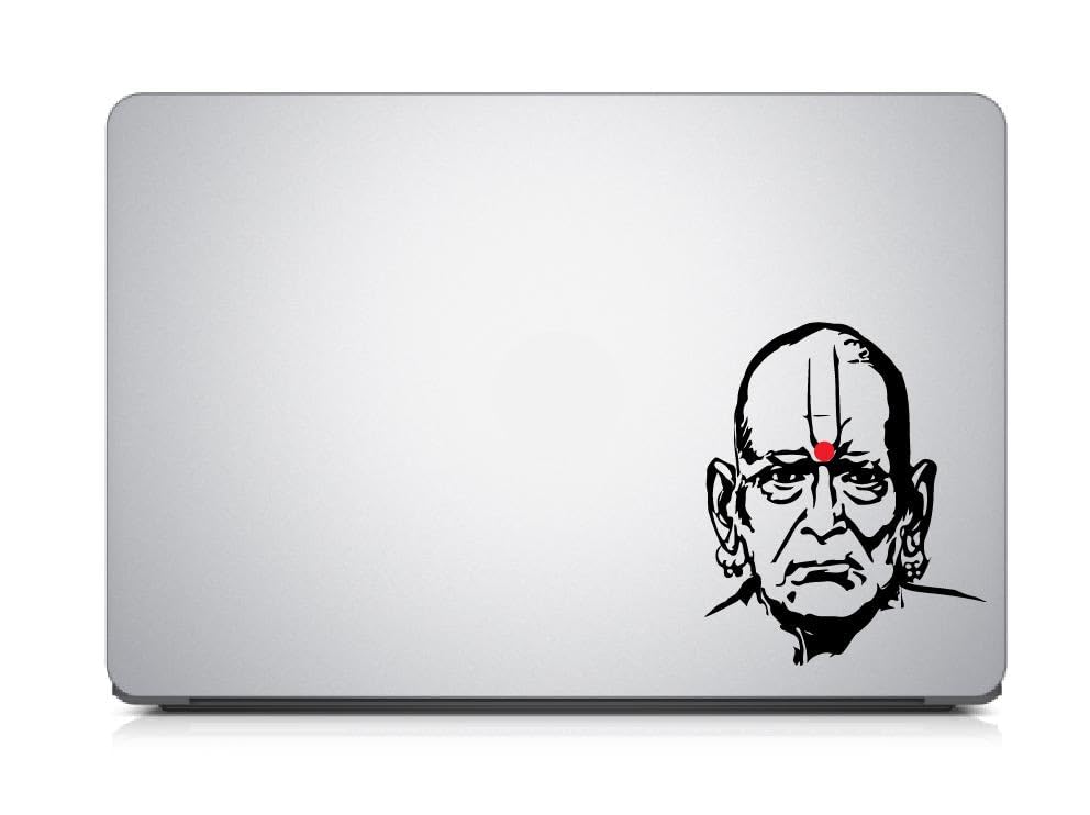 PEACOCKRIDE Shree Swami Samarth Maharaj I Swami Samarth I Shri Swami Samarth Maharaj Laptop Decal (PVC Vinyl)-picture-28