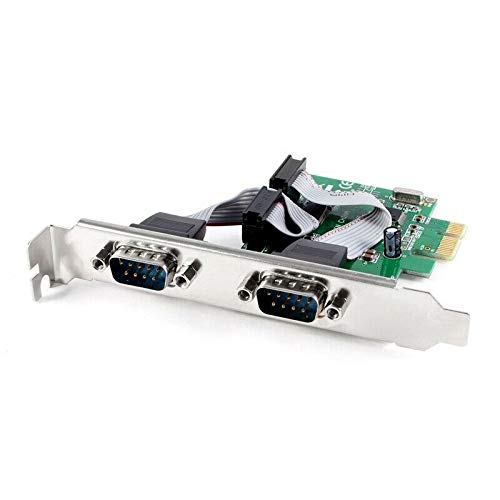 Generic 3X(PCI-E PCI Express Dual Serial DB9 RS232 2 Ports Controller ...