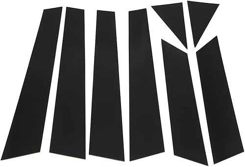 INEEDUP Postes de pilar de piano negro brillante (pilares B) de repuesto para 2013-2018 para Nissan Altima puerta poste de pilar 8 piezas negro