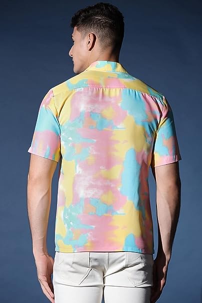 Image of DHRUVI TRENDZ Shirt for Men | Mens Casual Shirt | Men Stylish Shirt | Men Printed Shirt | Men's Regular Fit | Men Formal Shirt | Men's Solid Slim Fit