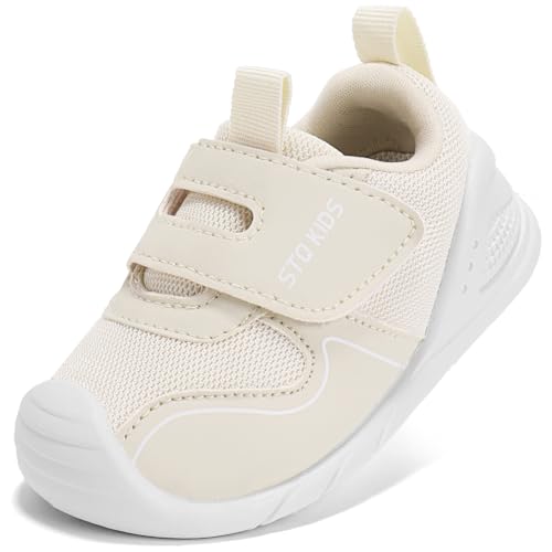 Image of STQ KIDS Baby Barefoot First Walking Shoes with Wide Toe Box Orthopedic Toddler Shoes for 6 12 18 24 Months