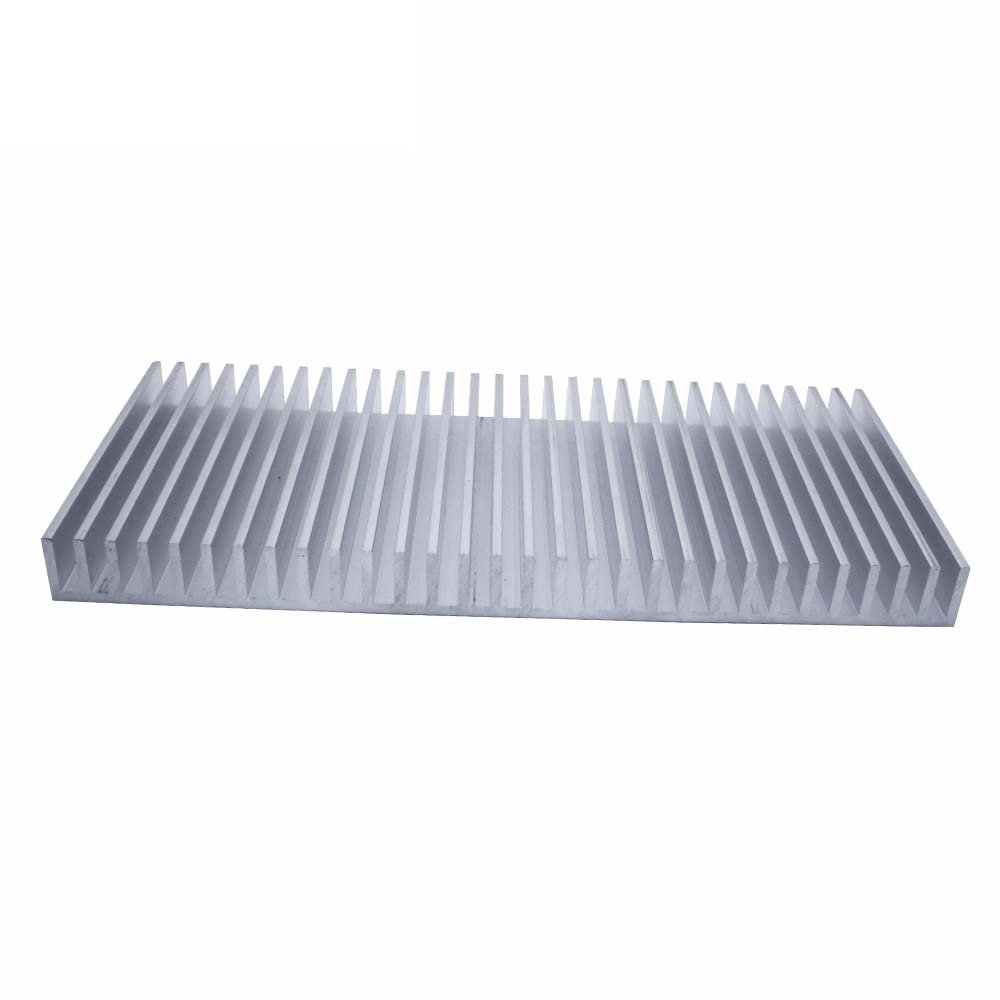 Dissipatore di calore fai da te Radiatore del dissipatore di calore in alluminio ad alta potenza 220x100x18mm for dispositivo di raffreddamento dell'amplificatore di potenza del circuito integrato ele