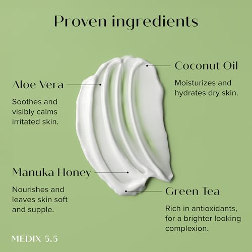 Medix 5.5 MDX003 Medix Coconut Body Lotion + Manuka Honey Cream | Coconut Oil Lotion For Women & Men | Natural Coconut Cream Moisturizer Body Butter Skin Care Balm thumb #2