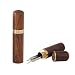 Okared 2 Pack Wooden Toothpick Holder Portable Toothpick Dispenser Bucket Toothpick Holder Mini Toothpick Box Pocket