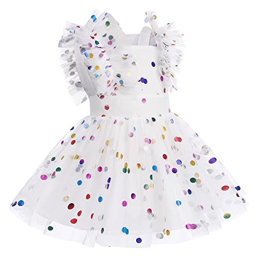 IBTOM CASTLE Polka Dot Tutu Princess Dress #TOP19