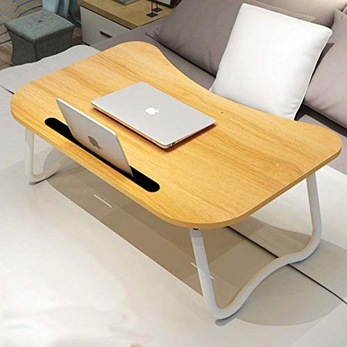 Laptop Tisch Wohnheim Schreibtisch Faltbarer Arbeitstisch Gaming Schreibtisch PC tragbare Studie Workstation Nachttisch für Bett Sofa Boden-Q