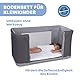 Chicco Next2Me Forever, Beistellbett für Neugeborene, kompatibel mit verschiedenen Betten, 3-in-1 Neugeborenenbett, höhenverstellbar, Gute Luftzirkulation, 4 Räder, Matratze inklusive