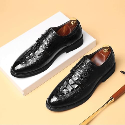 Oxford Lace Up Leather Shoes for Men Comfortable for Walking and Business Casual Events3