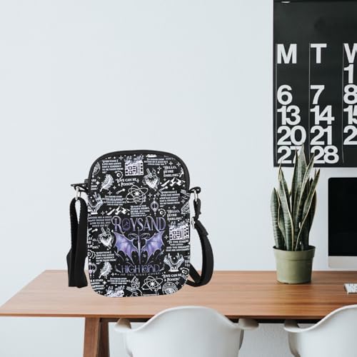 POFULL Fantasy Book Lover Gift Reader Gift Bookis Merch Book Inspired Crossbody Bag3