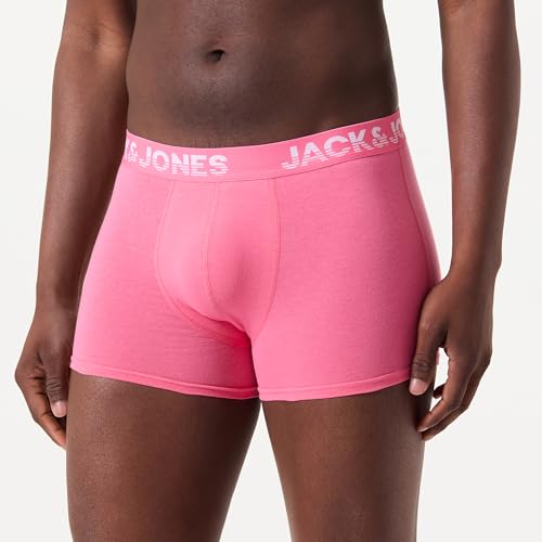 JACK & JONES Herren Jaccole Travelkit Boxershorts, Victoria Blue/Pack:Green Bee Black - Hot Pink - Scuba Blue - Persimmon Orange - Navy Blazer, XL 2