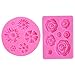 Fantasyo, 3D Mold Mini Rose Mold Stampi Fondente per Mini Fiori Torta in Silicone Fiore 3D forno, con Fiori di Rosa Decorazioni Fai da Te per Torte, Sapone, Argilla, Cioccolato, Zucchero