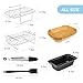 Fryer Accessories 6 Pack Fits Dual Basket Air Fryers, Including Cake Pans, Pizza Pans, Multi-Tier Racks, Skewer Racks, Fryer Baking Paper, Clips