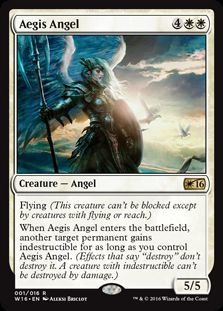 Magic The Gathering - Aegis Angel (1/16) - Welcome Deck 2016