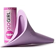 GoGirl - Pink - Female Urination Device – Portable Bathroom for Women – Ideal for Camping, Hiking, Outdoor Activities, Travel & More - Medical-grade Silicone – Made in USA (Reusable) – Pink/Lavender