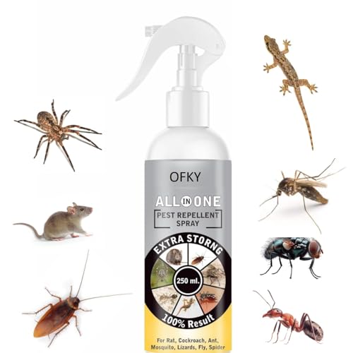 Image of Aifanciey Natural All-in-One Insect Spray | Herbal Indoor Bug Control | Bedbugs, Ants, Mosquitoes, Cockroach, Rat, Lizard, Bedbugs, Spider | Snake & Roaches Treatment | Safe for Home Use