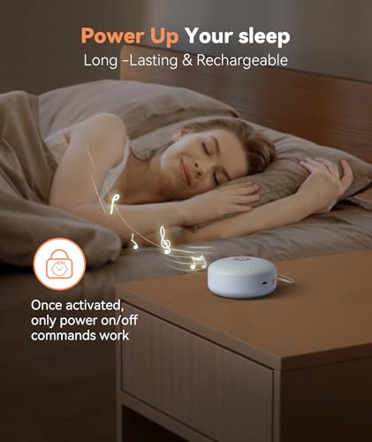 image for Dreamegg White Noise Machine - Portable Sound Machine for Baby Adult, 