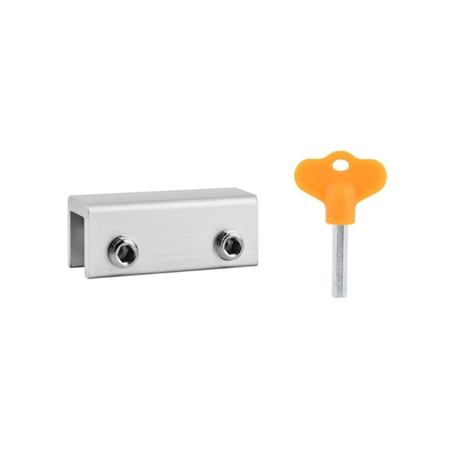 10 Stück Fenstersicherungsstopper Aluminiumlegierung Schiebefenster Diebstahlsicherung Fensterschiebetür Sicherheitstürschloss Für Zuhause(Double hole,8 Set)