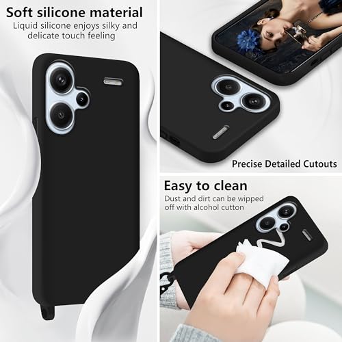 Tawarror Mobile Phone Chain for Xiaomi Redmi Note 13 Pro Plus 5G, Case with Strap - Image 2