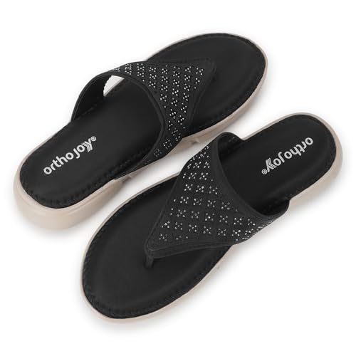 Image of ORTHO JOY doctor Fancy Slipper for women || Orthopedic Women's Fancy Sandal For Women
