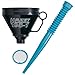 HAZET Funnel 198-1 I Filling Funnel with Flexible Hose I 40.57 Ounces Filling Capacity I Filling Vehicle Tanks and Canisters Effortlessly with Ad-Blue, Diesel and Gasoline, Oil and Other Liquids