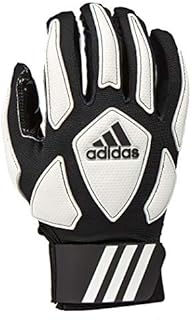 adidas Scorch Destroy 2 Youth Full Finger Lineman's Gloves, Black/White, X-Large