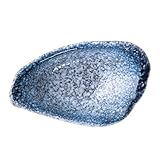 TOYANDONA Bol à Assaisonnement en Céramique Antidérapant Bleu Petit Plat à Trempette C...