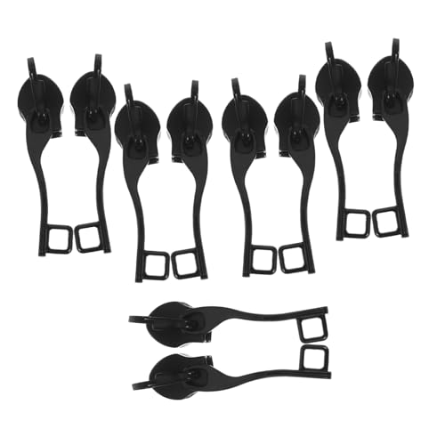 PAMINGONO 5 ペア 引き手 用 ジッパー 小型 ジッパー 引き手 ヘッド 修理 パーツ 修理 金属 盗難防止 バック