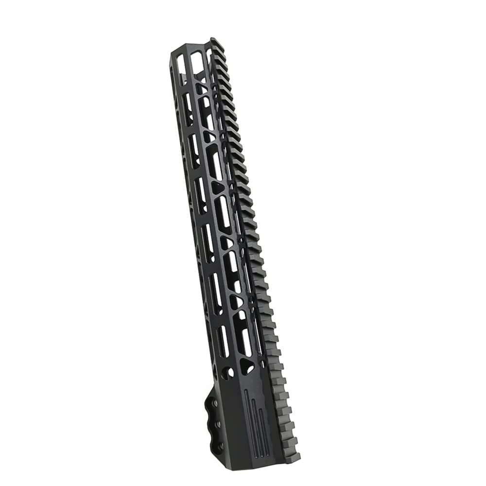 FIRECLUB 7.24" 9.21" 10" 12" 13.5" 15.07" 17" Inch AR15 Free Float for Mlok Compatible Handguard for Hunting Trail Tactical Rifle Scope Mount w Steel Nut