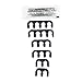 A-Team Performance - 8.0 mm Red Silicone Spark Plug Straight Boot 6 Wires, Coil-in-Cap HEI Design System - Compatible With AMC/JEEP 199, 232, 252, 258, 282