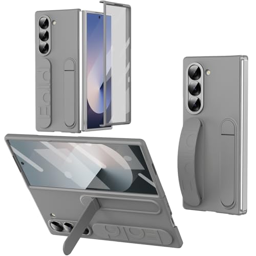 Coque Samsung Galaxy Z Fold 6 haut de gamme grise avec vitre de protection NINKI
