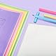 EXERZ A4-Buchumschläge, 10 Stück, mattes Finish, verstellbare PVC-Hüllen für A4-Bücher und Notizbücher, einfache Passform, mit verstellbaren Gürteln, wiederverwendbar und langlebig