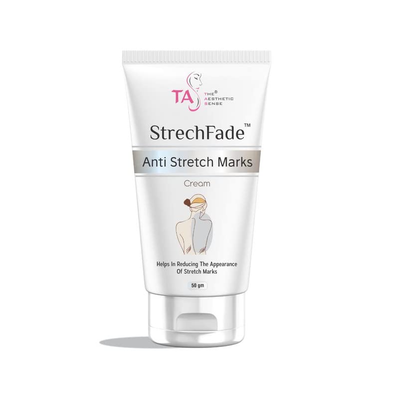 The Aesthetic Sense StrechFade Cream for Stretch Marks-50 gm | Visibly Fades Stretch Marks to give smooth texture