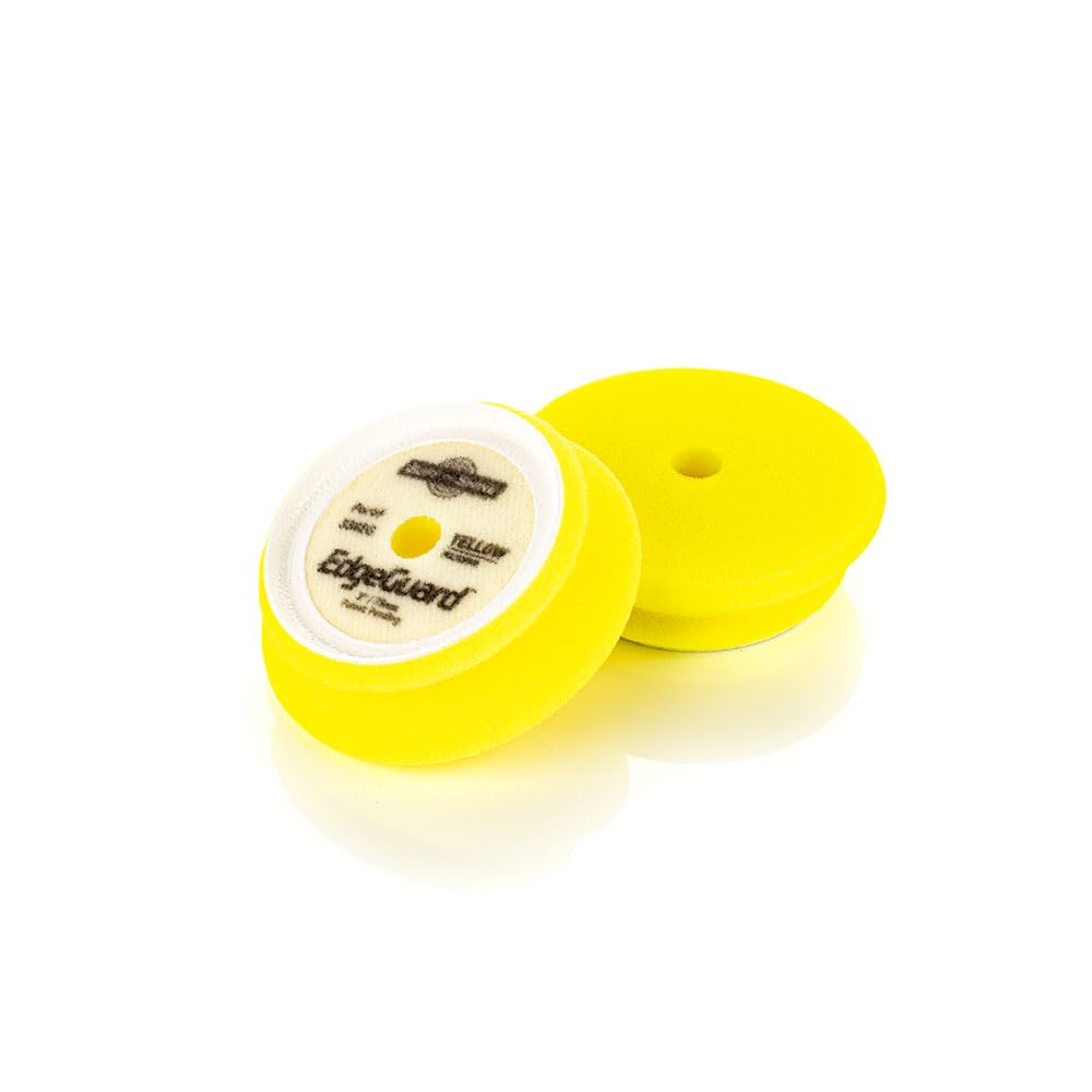 Photo 1 of Buff and Shine - EdgeGuard Foam Buffing Pads - Yellow - 3" Polishing Pad - Pack of 2LPNGSAN9346345