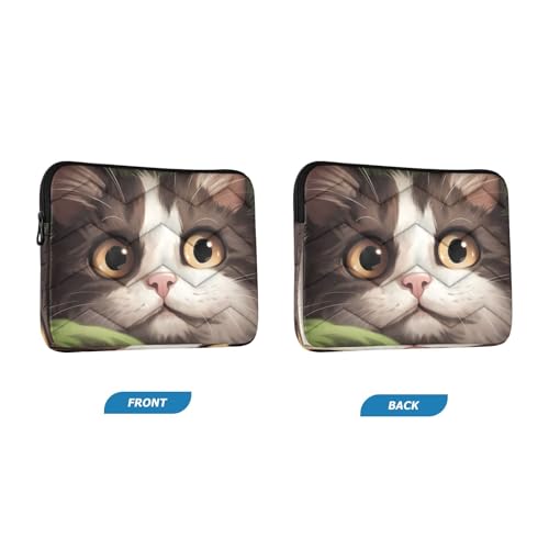 Funda para portátil Big Eyes Cat 13-14 pulgadas miniatura 2