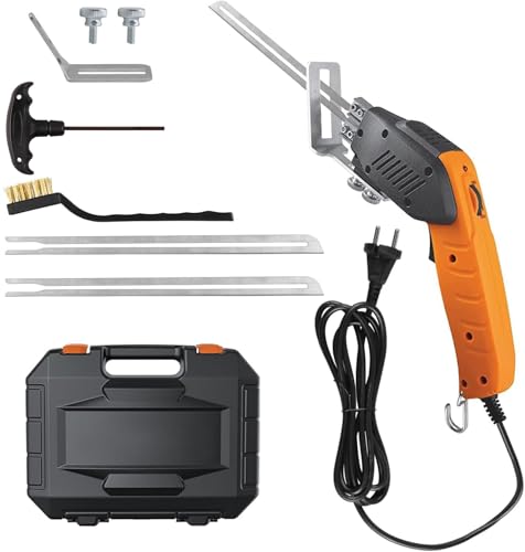 HYPEJET 200W Eléctrico Cortador Poliestireno con Refrigeración por Aire, Cortador de Espuma con 2 Cuchilla, para Poliestireno, EPS, EPP, EVA, KT Board