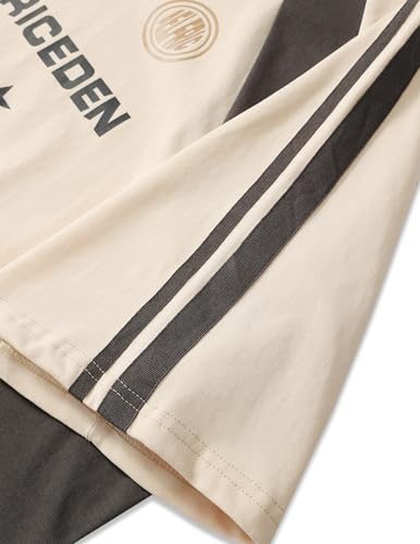 Aelfric Eden Oversized T-Shirt Streetwear Contrast Color Tee Unisex Vintage Racing Tshirts Summer Baggy Tops4