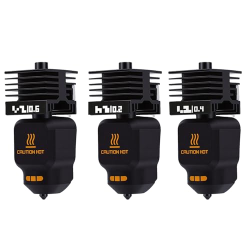 Asixxsix 3D �v�����^�[�z�b�g�G���h�Z�b�g�A0.2mm 0.4mm 0.6 �m�Y���ƃV���R���J�o�[�t���S�������o�@�L�A Lab P2S H2D H2S C A1 A1 �~�j 3D �v�����^�[�̌����i