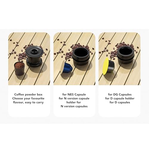 Cafetera portátil con calentamiento 20 bar y capacidad 80 mL miniatura 4