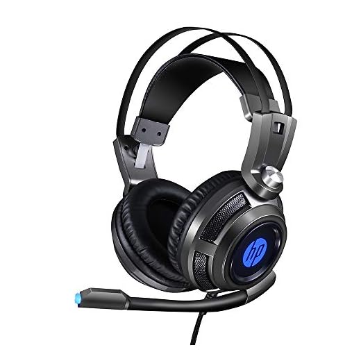 HEADSET GAMER HP, PRETO 1 P2+USB H200, Drive 50mm, LED, 8AA04AA
