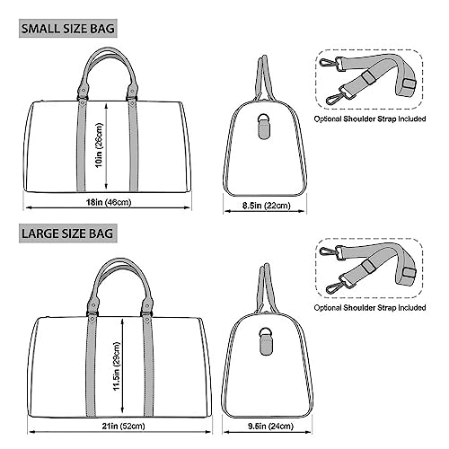 Day of the Dead Weekender Bag – Sugar Skull Overnight Duffel, Colorful Carry-On Tote, Lightweight Travel Bag with Mexican Calaveras Festival Print (18 x 8.5 x 10 Inches)4