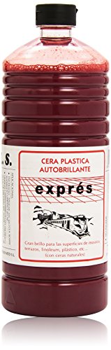 Exprés - Cera plástica autobrillante - Rojo - 1 l